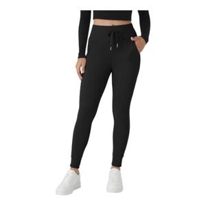 Halara SoftlyZero Plush High Waisted Joggers, NWT, Black, Small